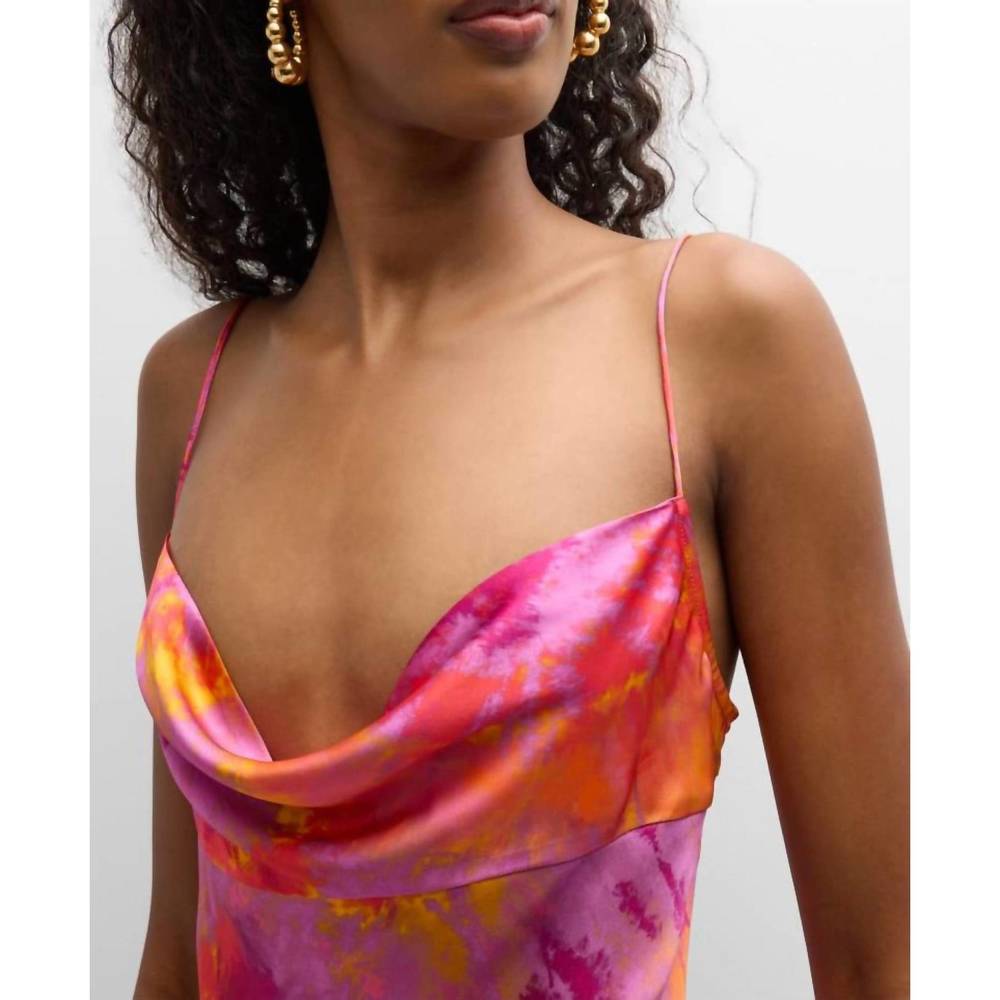 NEW RONNY KOBO capri dress in tie dye pink - Picture 4 of 5